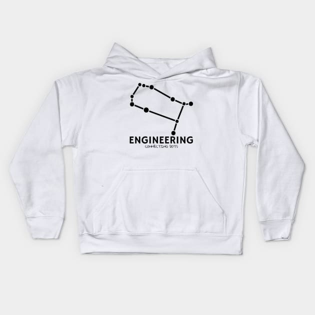 Connecting Dots with Engineering Kids Hoodie by ForEngineer